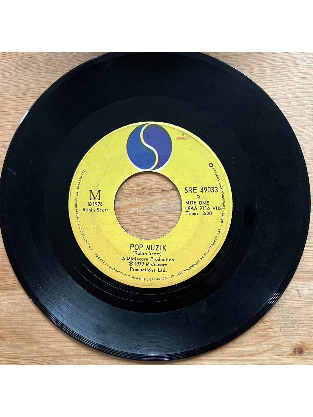 Robin Scott - Pop Muzik/M Factor 45rpm VG+ R13